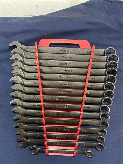 Snap on spanners set - Snap-on 10pc Metric Flank Drive Plus Combination Wrench Set SOEXM710 2. 4.9 out of 5 stars based on 35 product ratings (35) $300.00 New; $195.00 Used; ... Snap-on Vehicle Spanners and Hand Wrenches 3/8in. Size Torque Wrenches. Snap-on Adjustable Wrench Automotive Hand Wrenches. Additional site navigation. About eBay; Announcements;